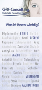 Was ist Ihnen wichtig? grf consulting, gabi franzak