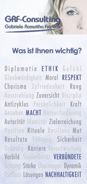 Was ist Ihnen wichtig?  grf consulting, gabi franzak